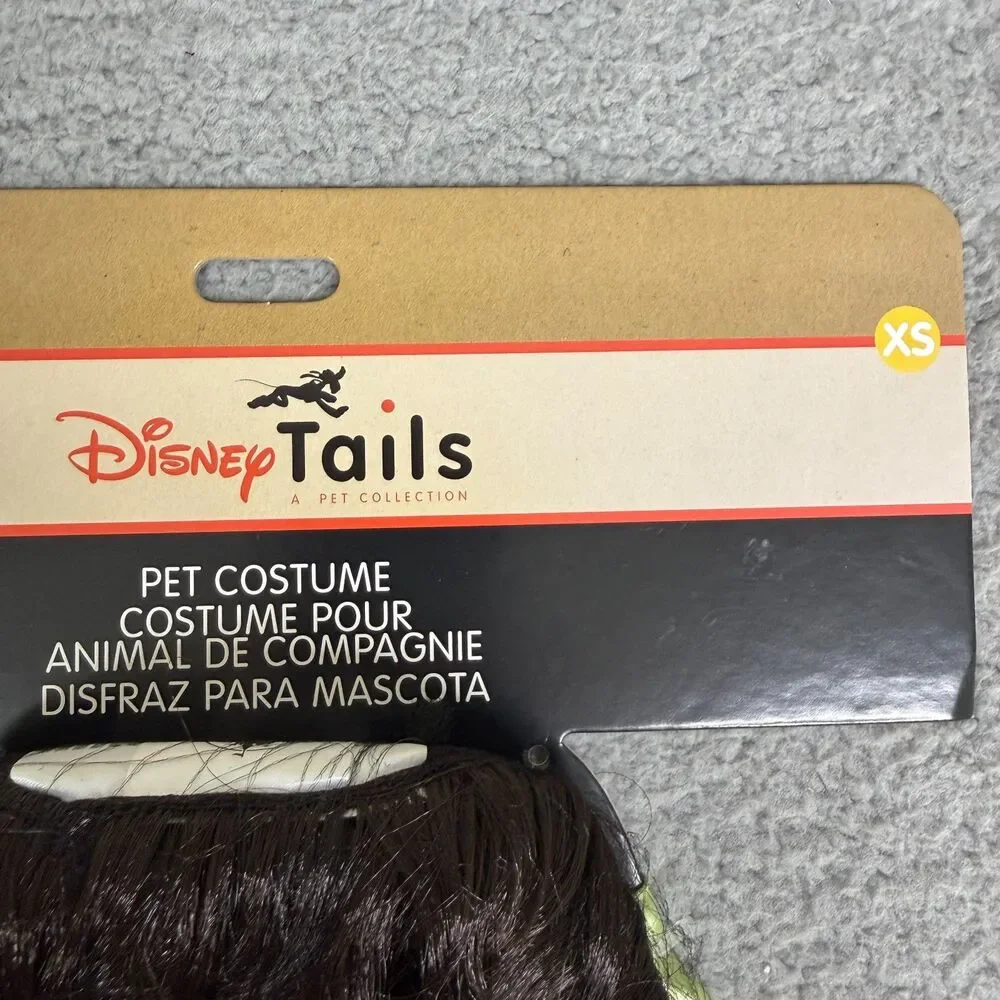 Disney‎ Tails Dog Costume Princess Tiana XS Dress Wig Pet Halloween Outfit NWT
